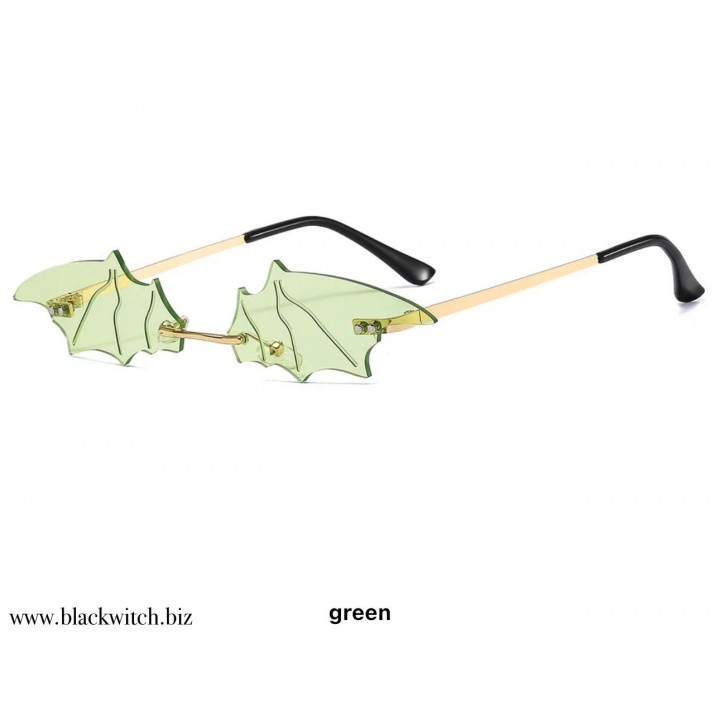 Bat Sunglasses-Green