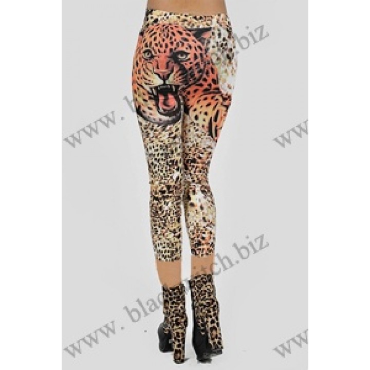 Legging Print tijger kort
