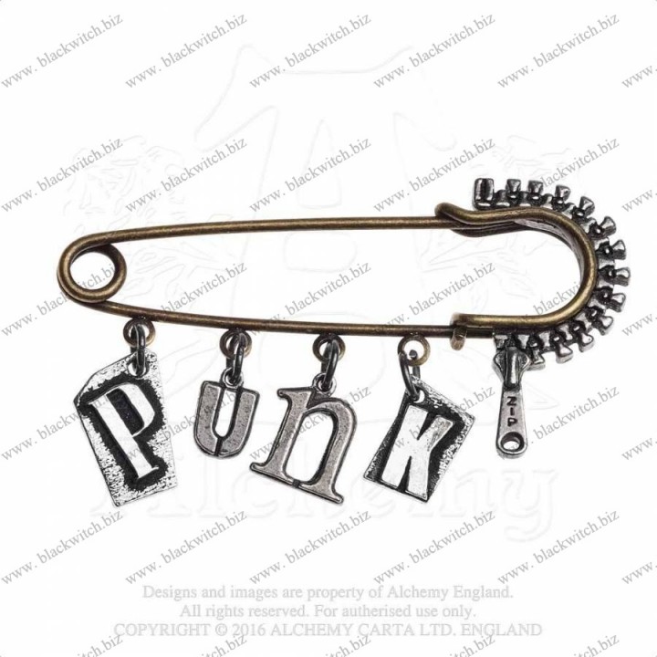 Kilt Pin Not Dead Pin Punk