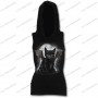 BAT CAT - Sleeveless Gothic Hood Black
