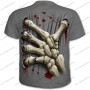 T-­Shirt Charcoal Death Grip ­
