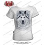 T-shirt Witte wolf