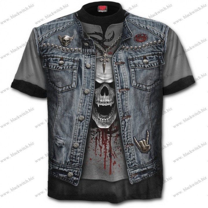 Thrash Metal - Allover T-Shirt Black