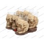 Six Shooter Skulls 10cm (set of 6)
