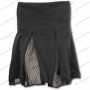 Mesh Slit Skirt Black -Gothic rock