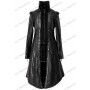 Punk L-coat with embroider black and silver /F
