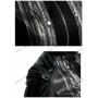 Punk L-coat with embroider black and silver /F