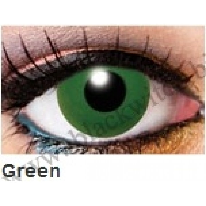 Solid tone lenses Green