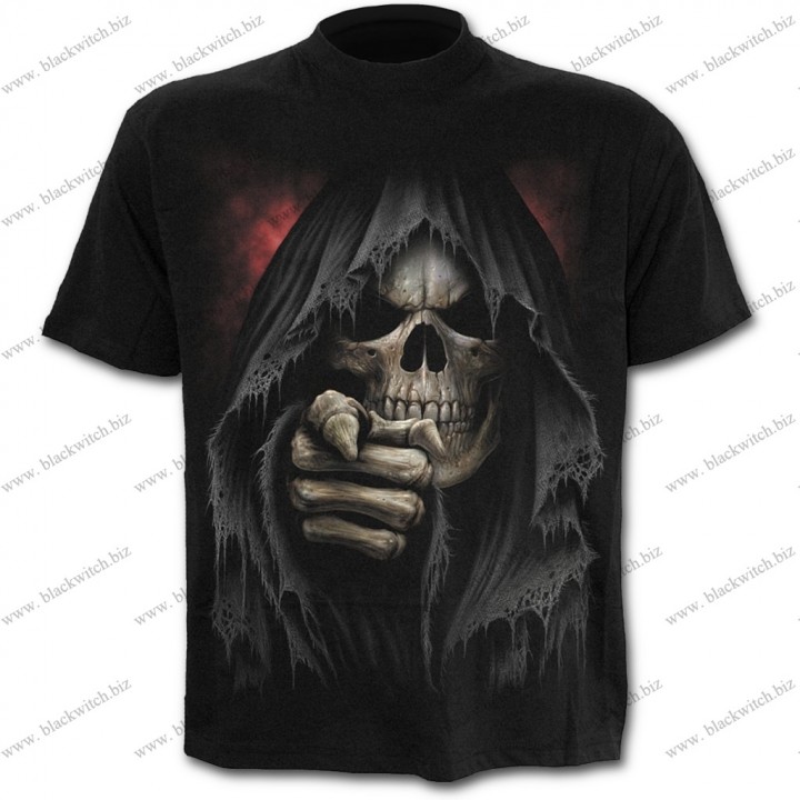 T-­Shirt Black Finger Of Death ­