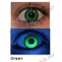 UV glow lenses Green