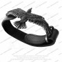 Pewter Bracelet : Black Consort Wriststrap