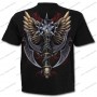 T-­Shirt Black Maced Skull ­