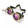 Goggles Steampunk Glasses with LED Light Lenses Color:A-04