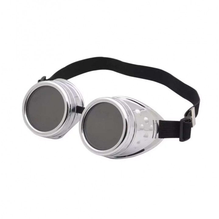 Goggles Steampunk Glasses with LED Light Lenses Color:B-02