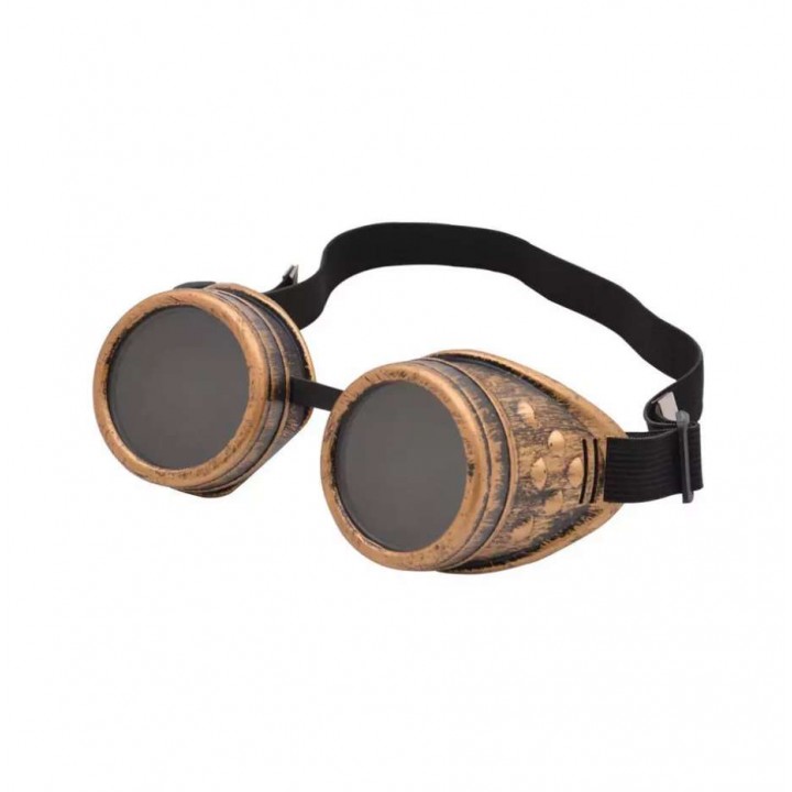 Goggles Steampunk Glasses with LED Light Lenses Color:B-05