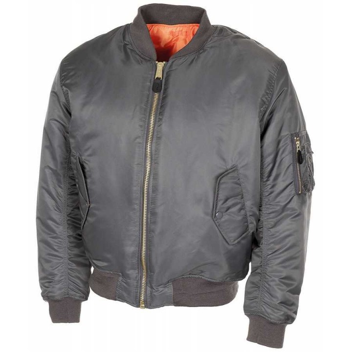 US pilot jacket MA1 urban gray