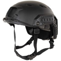 US helmet, FAST paratrooper, black, rails, ABS plastic