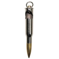 Pendant cartridge, "Mosin", silver, with bottle opener