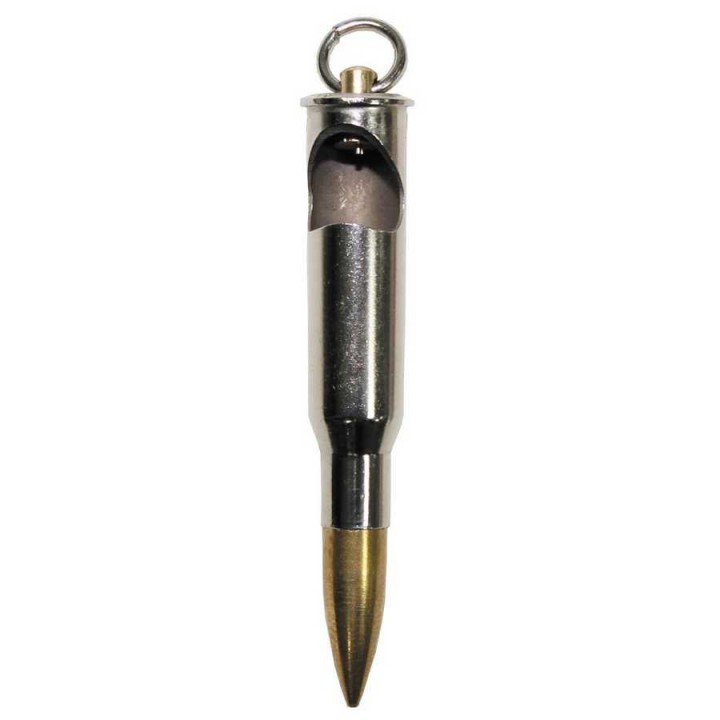 Pendant cartridge, Mosin, silver, with bottle opener