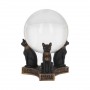 Bastets Honour Crystal Ball Holder 12.7cm