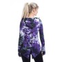 Ottilie Hood Purple/Black Tie Dye